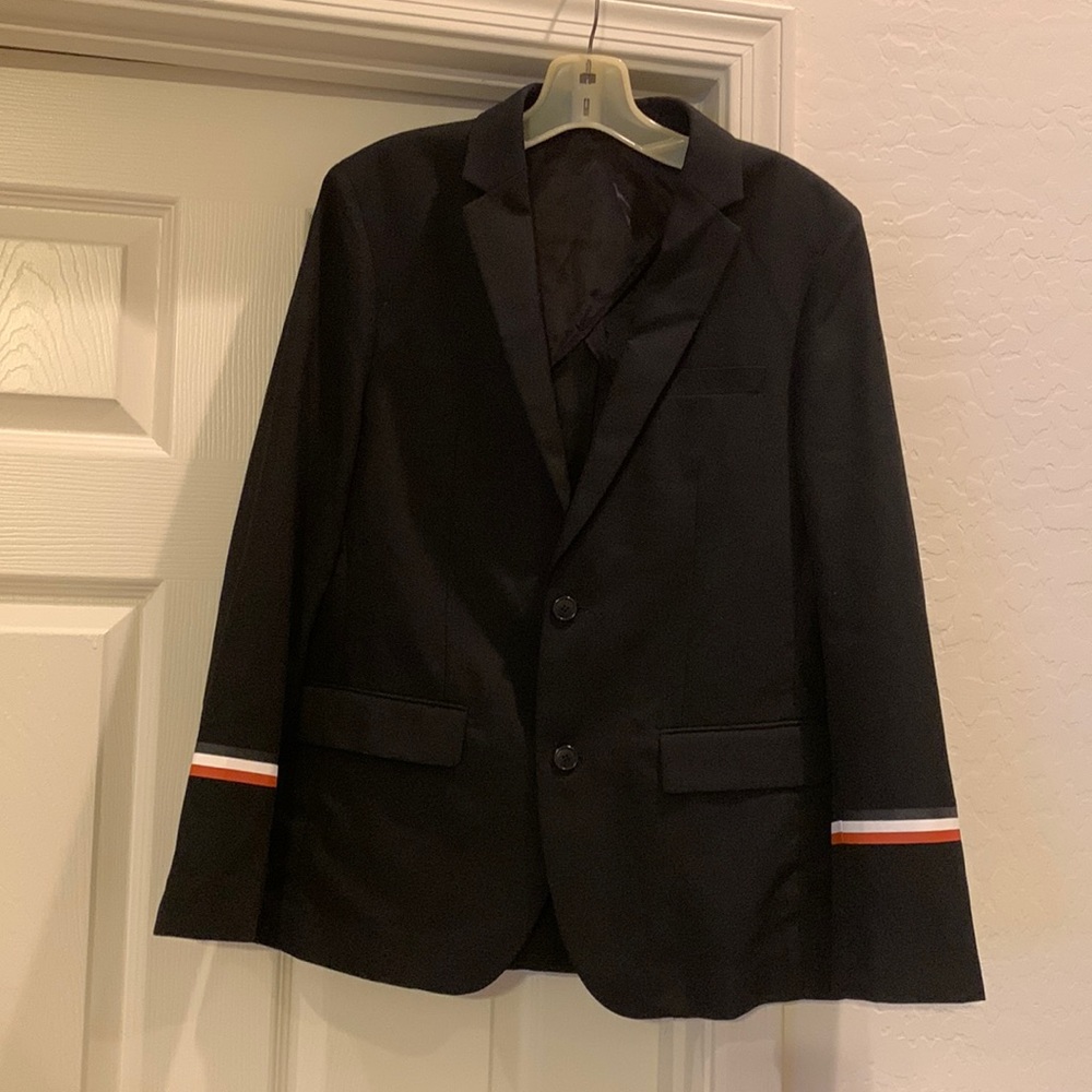 Trendiano mens blazer size medium with inside & outside pockets unisex blue